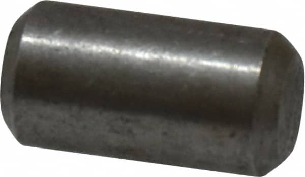 Value Collection - 1/4" Diam x 1/2" Pin Length 18-8 Stainless Steel Standard Dowel Pin - Bright Finish - Americas Industrial Supply