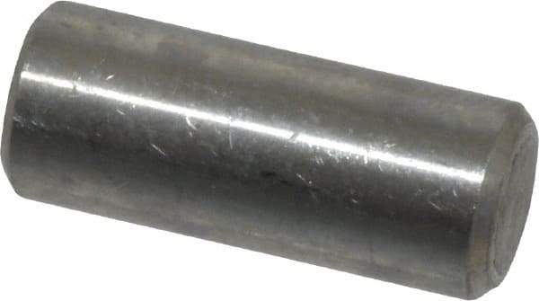 Value Collection - 1/4" Diam x 5/8" Pin Length 18-8 Stainless Steel Standard Dowel Pin - Bright Finish - Americas Industrial Supply