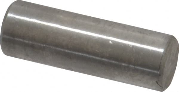 Value Collection - 1/4" Diam x 3/4" Pin Length 18-8 Stainless Steel Standard Dowel Pin - Bright Finish - Americas Industrial Supply