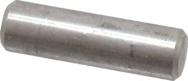 Value Collection - 1/4" Diam x 7/8" Pin Length 18-8 Stainless Steel Standard Dowel Pin - Bright Finish - Americas Industrial Supply