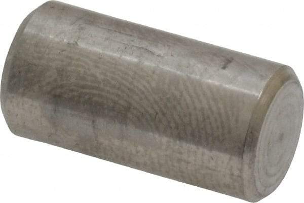 Value Collection - 3/8" Diam x 3/4" Pin Length 18-8 Stainless Steel Standard Dowel Pin - Bright Finish - Americas Industrial Supply