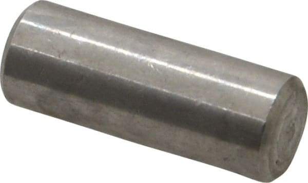 Value Collection - 3/8" Diam x 1" Pin Length 18-8 Stainless Steel Standard Dowel Pin - Bright Finish - Americas Industrial Supply