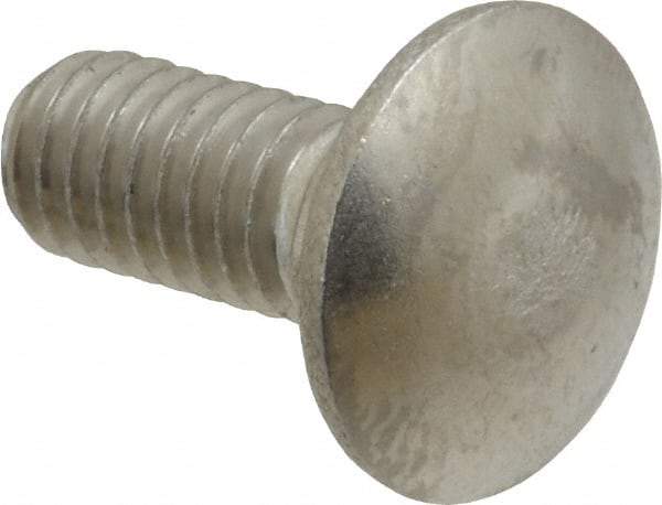 Value Collection - 5/16-18 UNC 3/4" Length Under Head, Standard Square Neck, Carriage Bolt - 18-8 Stainless Steel, Uncoated - Americas Industrial Supply