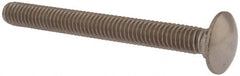 Value Collection - 5/16-18 UNC 3" Length Under Head, Standard Square Neck, Carriage Bolt - 18-8 Stainless Steel, Uncoated - Americas Industrial Supply