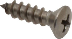 Value Collection - #10 Oval Head Phillips Sheet Metal Screw - Stainless Steel, 3/4" OAL, Grade 18-8 - Americas Industrial Supply