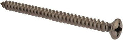 Value Collection - #12 Oval Head Phillips Sheet Metal Screw - Stainless Steel, 3" OAL, Grade 18-8 - Americas Industrial Supply