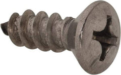Value Collection - #14 Oval Head Phillips Sheet Metal Screw - Stainless Steel, 3/4" OAL, Grade 18-8 - Americas Industrial Supply
