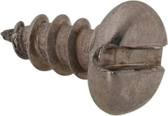 Value Collection - #8 Pan Head Slotted Sheet Metal Screw - Stainless Steel, 3/8" Length Under Head, Grade 18-8 - Americas Industrial Supply