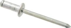 RivetKing - Size 62-64 Dome Head Aluminum Multi Grip Blind Rivet - Steel Mandrel, 0.062" to 1/4" Grip, 3/8" Head Diam, 0.192" to 0.196" Hole Diam, 0.519" Length Under Head, 3/16" Body Diam - Americas Industrial Supply