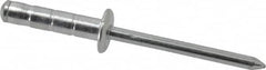 RivetKing - Size 66-69 Dome Head Aluminum Multi Grip Blind Rivet - Steel Mandrel, 0.275" to 0.598" Grip, 3/8" Head Diam, 0.192" to 0.196" Hole Diam, 7/8" Length Under Head, 3/16" Body Diam - Americas Industrial Supply