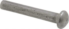 RivetKing - 1/8" Body Diam, Round Uncoated Steel Solid Rivet - 3/4" Length Under Head - Americas Industrial Supply