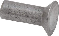 RivetKing - 3/16" Body Diam, Countersunk Uncoated Steel Solid Rivet - 1/2" Length Under Head, 90° Countersunk Head Angle - Americas Industrial Supply