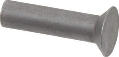 RivetKing - 1/4" Body Diam, Countersunk Uncoated Steel Solid Rivet - 1" Length Under Head, 90° Countersunk Head Angle - Americas Industrial Supply