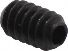 Holo-Krome - #4-40 UNC, 3/16" OAL, Cup Point Set Screw - Grade 8 Alloy Steel, 0.05" Key - Americas Industrial Supply