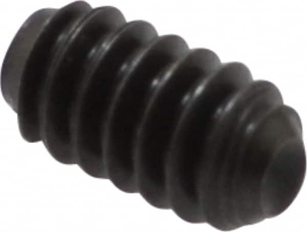 Holo-Krome - #6-32 UNC, 1/4" OAL, Cup Point Set Screw - Grade 8 Alloy Steel, 1/16" Key - Americas Industrial Supply