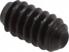 Holo-Krome - #6-32 UNC, 1/4" OAL, Cup Point Set Screw - Grade 8 Alloy Steel, 1/16" Key - Americas Industrial Supply