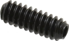 Holo-Krome - #6-32 UNC, 3/8" OAL, Cup Point Set Screw - Grade 8 Alloy Steel, 1/16" Key - Americas Industrial Supply