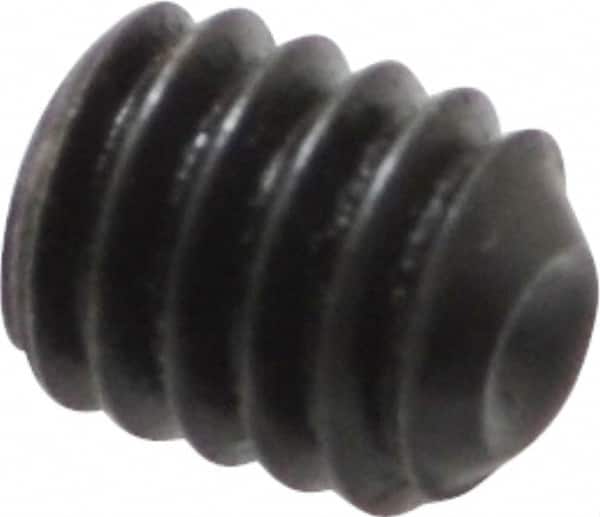 Holo-Krome - #8-32 UNC, 3/16" OAL, Cup Point Set Screw - Grade 8 Alloy Steel, 5/64" Key - Americas Industrial Supply