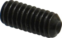 Holo-Krome - #8-32 UNC, 3/8" OAL, Cup Point Set Screw - Grade 8 Alloy Steel, 5/64" Key - Americas Industrial Supply