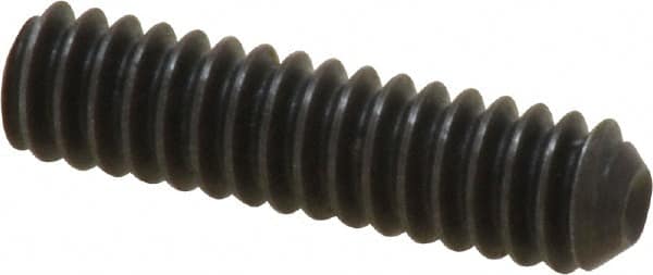 Holo-Krome - #10-24 UNC, 3/4" OAL, Cup Point Set Screw - Grade 8 Alloy Steel, 3/32" Key - Americas Industrial Supply