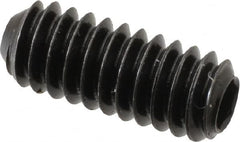 Holo-Krome - 1/4-20 UNC, 5/8" OAL, Cup Point Set Screw - Grade 8 Alloy Steel, 1/8" Key - Americas Industrial Supply