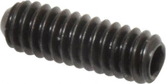 Holo-Krome - 1/4-20 UNC, 3/4" OAL, Cup Point Set Screw - Grade 8 Alloy Steel, 1/8" Key - Americas Industrial Supply