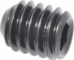 Holo-Krome - 5/16-18 UNC, 3/8" OAL, Cup Point Set Screw - Grade 8 Alloy Steel, 5/32" Key - Americas Industrial Supply