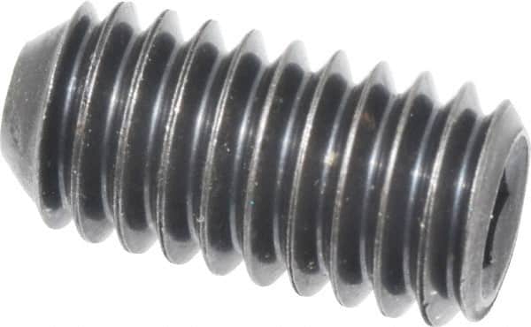 Holo-Krome - 5/16-18 UNC, 5/8" OAL, Cup Point Set Screw - Grade 8 Alloy Steel, 5/32" Key - Americas Industrial Supply