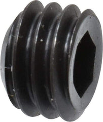Holo-Krome - 3/8-16 UNC, 1/4" OAL, Cup Point Set Screw - Grade 8 Alloy Steel, 3/16" Key - Americas Industrial Supply