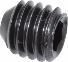 Holo-Krome - 3/8-16 UNC, 3/8" OAL, Cup Point Set Screw - Grade 8 Alloy Steel, 3/16" Key - Americas Industrial Supply