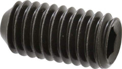 Holo-Krome - 3/8-16 UNC, 3/4" OAL, Cup Point Set Screw - Grade 8 Alloy Steel, 3/16" Key - Americas Industrial Supply