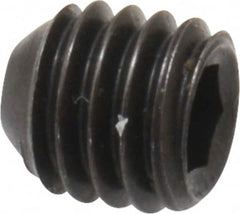 Holo-Krome - #10-32 UNF, 3/16" OAL, Cup Point Set Screw - Grade 8 Alloy Steel, 3/32" Key - Americas Industrial Supply