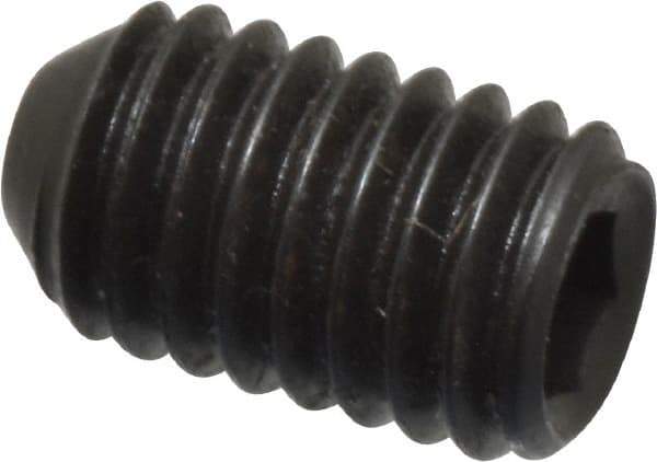 Holo-Krome - #10-32 UNF, 5/16" OAL, Cup Point Set Screw - Grade 8 Alloy Steel, 3/32" Key - Americas Industrial Supply