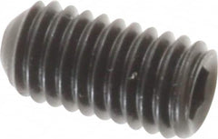 Holo-Krome - #10-32 UNF, 3/8" OAL, Cup Point Set Screw - Grade 8 Alloy Steel, 3/32" Key - Americas Industrial Supply
