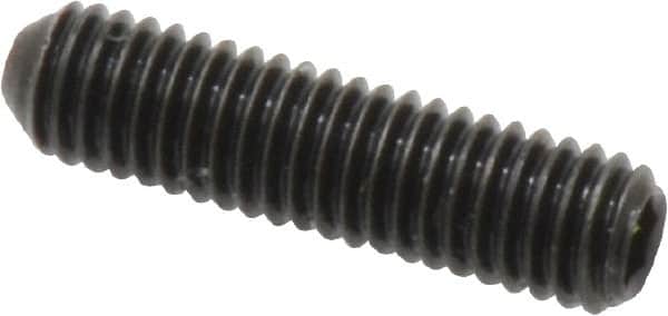 Holo-Krome - #10-32 UNF, 3/4" OAL, Cup Point Set Screw - Grade 8 Alloy Steel, 3/32" Key - Americas Industrial Supply