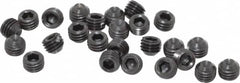 Holo-Krome - 1/4-28 UNF, 3/16" OAL, Cup Point Set Screw - Grade 8 Alloy Steel, 1/8" Key - Americas Industrial Supply