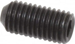 Holo-Krome - 1/4-28 UNF, 1/2" OAL, Cup Point Set Screw - Grade 8 Alloy Steel, 1/8" Key - Americas Industrial Supply