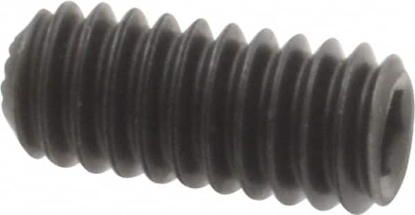 Holo-Krome - #8-32 UNC, 3/8" OAL, Internal Knurl Point Set Screw - Grade 8 Alloy Steel, 5/64" Key - Americas Industrial Supply