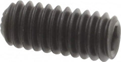 Holo-Krome - #8-32 UNC, 3/8" OAL, Internal Knurl Point Set Screw - Grade 8 Alloy Steel, 5/64" Key - Americas Industrial Supply