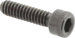 Made in USA - #10-24 UNC Hex Socket Drive, Socket Cap Screw - Alloy Steel, Black Oxide Finish, Fully Threaded, 3/4" Length Under Head - Americas Industrial Supply