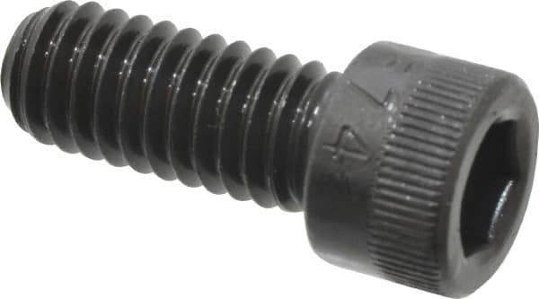 Made in USA - 5/16-18 UNC Hex Socket Drive, Socket Cap Screw - Alloy Steel, Black Oxide Finish, Fully Threaded, 3/4" Length Under Head - Americas Industrial Supply