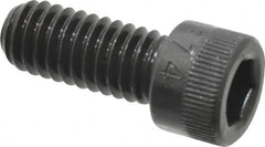 Made in USA - 5/16-18 UNC Hex Socket Drive, Socket Cap Screw - Alloy Steel, Black Oxide Finish, Fully Threaded, 3/4" Length Under Head - Americas Industrial Supply