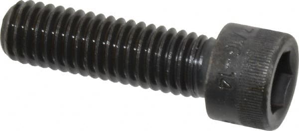 Holo-Krome - 7/16-14 UNC Hex Socket Drive, Socket Cap Screw - Alloy Steel, Black Oxide Finish, Fully Threaded, 1-1/2" Length Under Head - Americas Industrial Supply