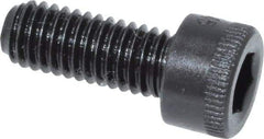 Made in USA - #10-32 UNF Hex Socket Drive, Socket Cap Screw - Alloy Steel, Black Oxide Finish, Fully Threaded, 1/2" Length Under Head - Americas Industrial Supply