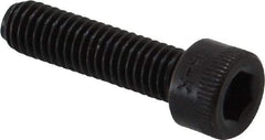 Made in USA - #10-32 UNF Hex Socket Drive, Socket Cap Screw - Alloy Steel, Black Oxide Finish, Fully Threaded, 3/4" Length Under Head - Americas Industrial Supply