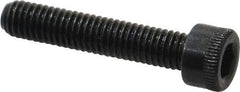 Made in USA - #10-32 UNF Hex Socket Drive, Socket Cap Screw - Alloy Steel, Black Oxide Finish, Fully Threaded, 1" Length Under Head - Americas Industrial Supply