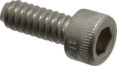 Holo-Krome - #10-24 UNC Hex Socket Drive, Socket Cap Screw - Grade 18-8 Stainless Steel, Passivated Finish, Fully Threaded, 1/2" Length Under Head - Americas Industrial Supply