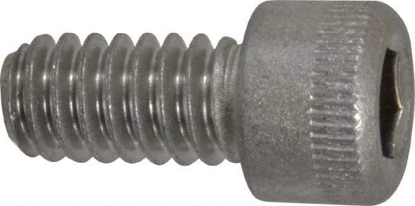 Holo-Krome - 5/16-18 UNC Hex Socket Drive, Socket Cap Screw - Grade 18-8 Stainless Steel, Passivated Finish, Fully Threaded, 1/2" Length Under Head - Americas Industrial Supply