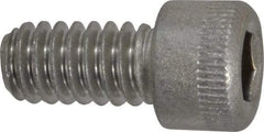 Holo-Krome - 5/16-18 UNC Hex Socket Drive, Socket Cap Screw - Grade 18-8 Stainless Steel, Passivated Finish, Fully Threaded, 1/2" Length Under Head - Americas Industrial Supply
