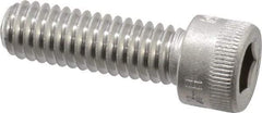Holo-Krome - 5/16-18 UNC Hex Socket Drive, Socket Cap Screw - Grade 18-8 Stainless Steel, Passivated Finish, Fully Threaded, 1" Length Under Head - Americas Industrial Supply